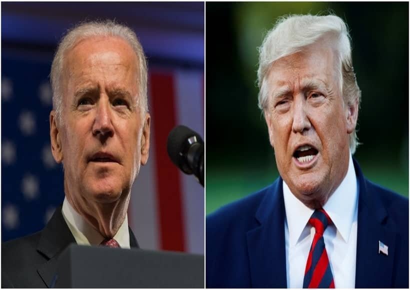 Joe Biden and Donald Trump