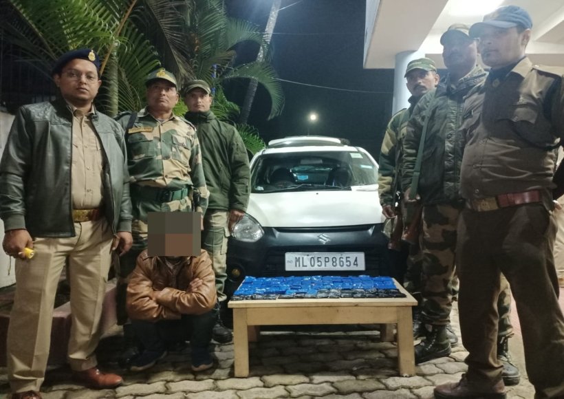 BSF seizes banned Yaba tablets worth Rs 1.70 cr in Assam.