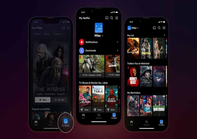 नेटफ्लिक्स ने एंड्रॉइड और आईओएस के लिए नया पर्सनलाइज टैब किया पेश