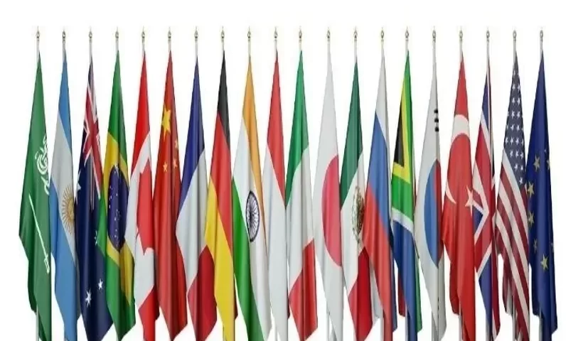 जी20 झंडे
