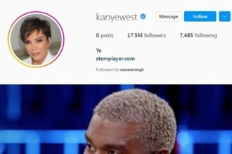 Kanye West uses Kris Jenner's pic as his Instagram DP