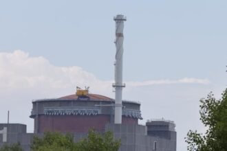 Zaporizhzhia nuclear power plant in Ukraine