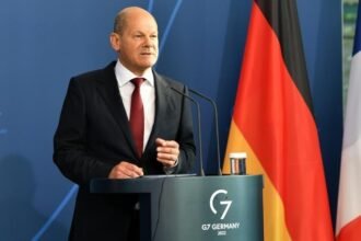 German Chancellor Olaf Scholz