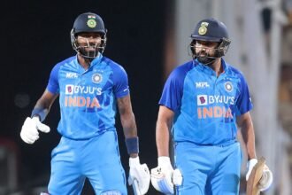 Indian captain Rohit Sharma and batter Hardik Pandya