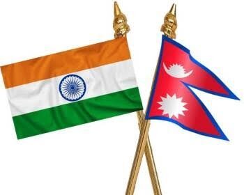 Nepal and India Flag