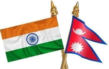 Nepal and India Flag