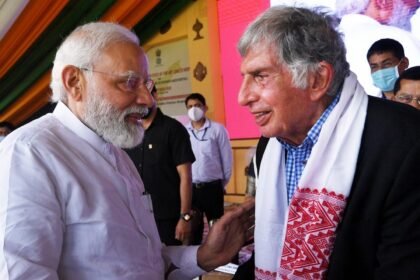 Ratan Tata with PM Modi