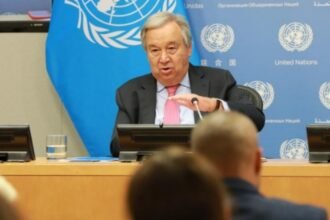 UN Secretary-General Antonio Guterres