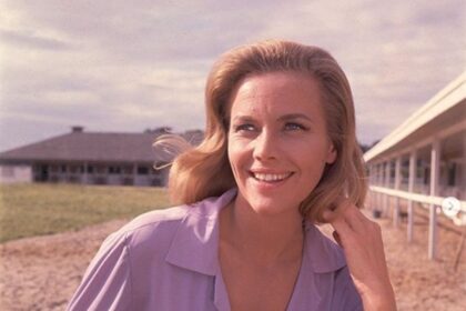 British actress Honor Blackman