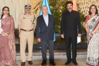 UN chief Guterres gets warm welcome in Mumbai