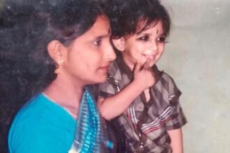 Late Bollywood actor Sushant Singh Rajput's childhood picture