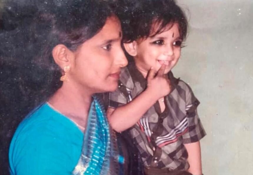 Late Bollywood actor Sushant Singh Rajput's childhood picture