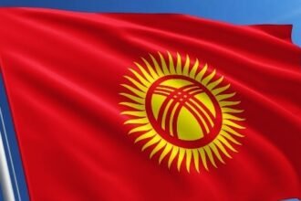 kyrgyzstan flag