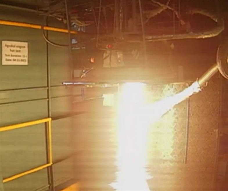 Agnikul Cosmos successfully test fires rocket engine