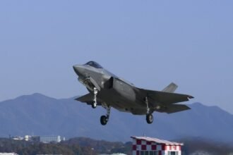 A South Korean F-35A fighter jet