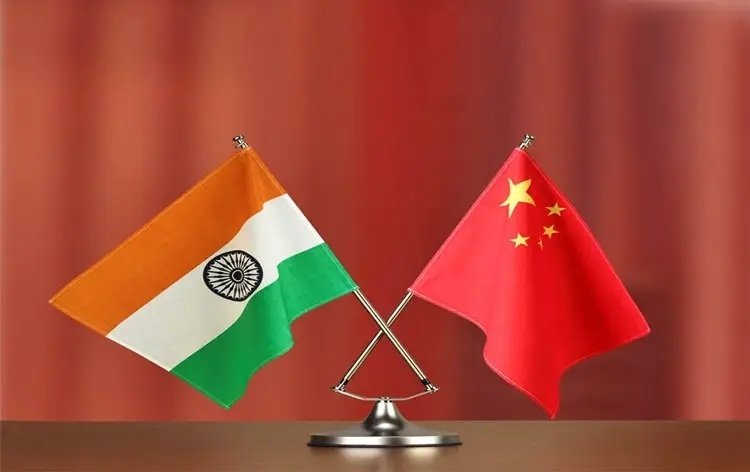 India-China flag