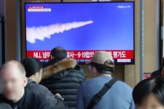 North Korea's firing of a long-range ballistic missile