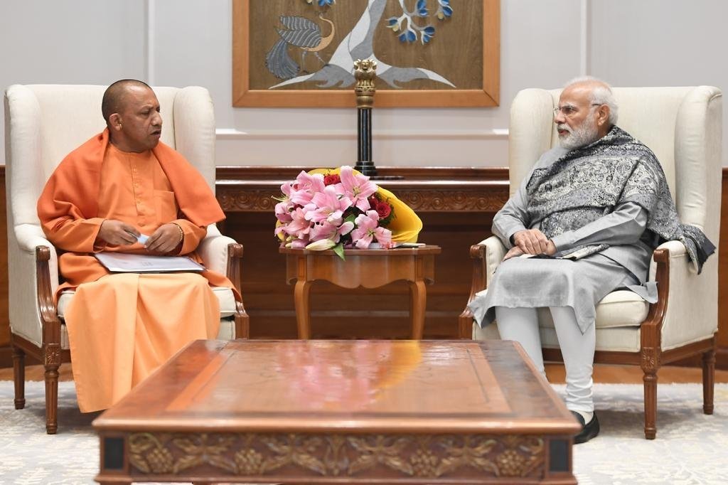 Uttar Pradesh CM Yogi Adityanath called on PM Narendra Modi