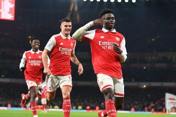 Premier League: Nketiah makes last-minute winner for Arsenal as Haaland scores hat-trick for Man City