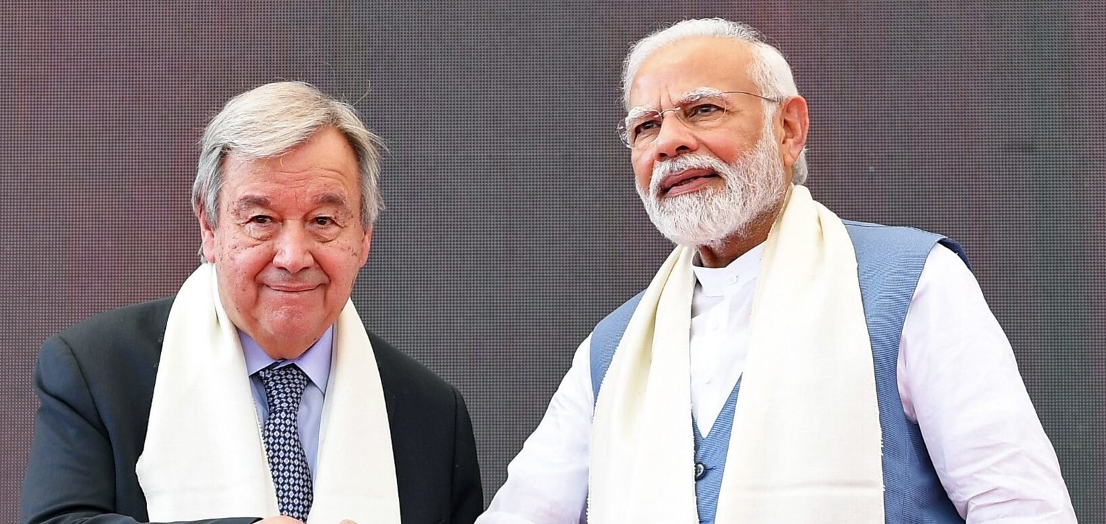 PM Modi and UN Secretary General Antonio Guterres