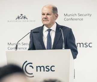 German Chancellor Olaf Scholz