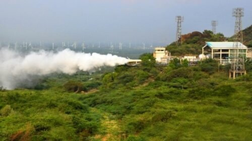 ISRO test fires cryogenic engine