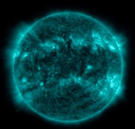 Sun emits powerful solar flare