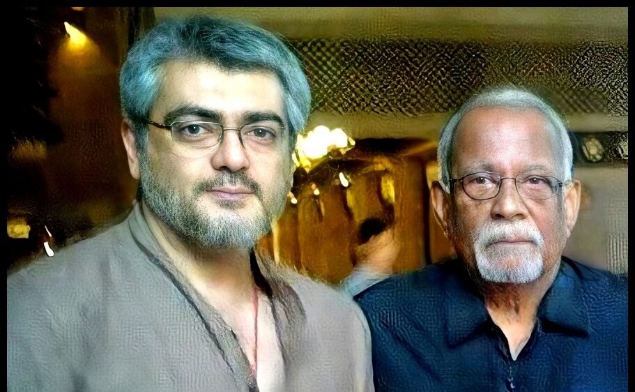 Ajith Kumar and his father