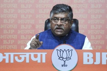 BJP senior leader Ravi Shankar Prasad