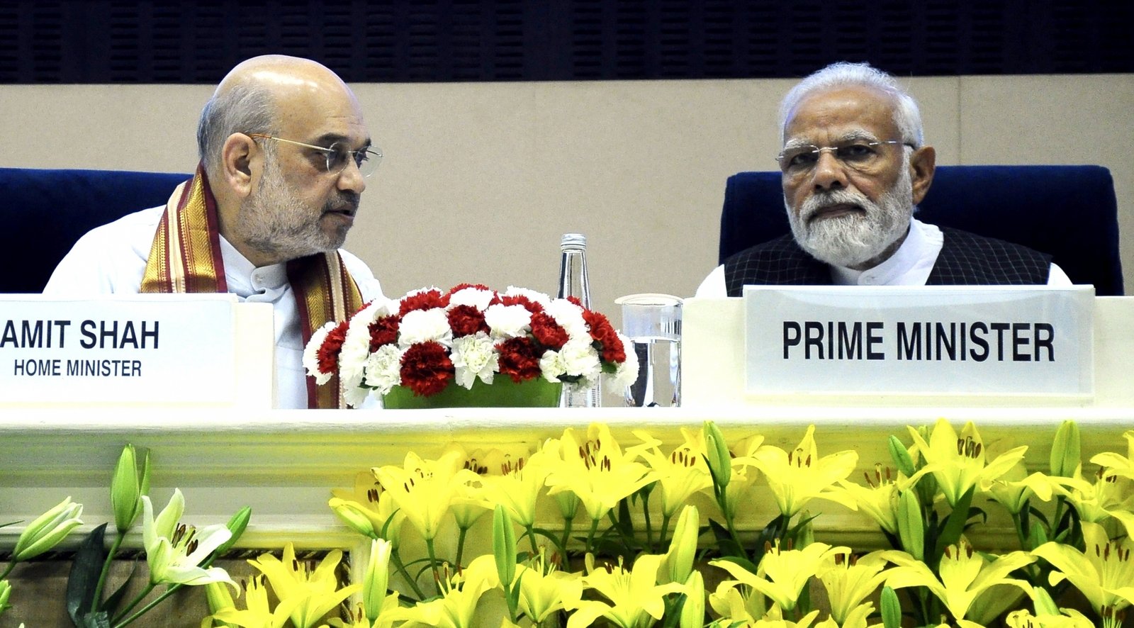 Prime Minister Narendra Modi and HM Shah