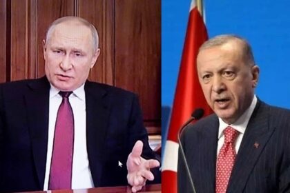 Vladimir Putin and Recep Tayyip Erdogan