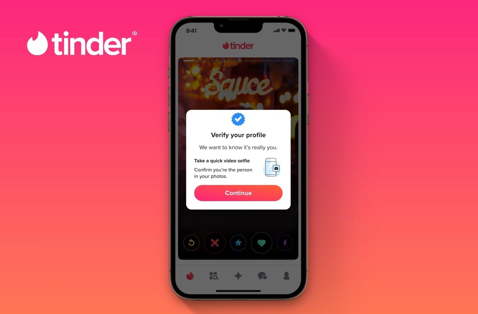 Tinder's Photo Verification to ask users take selfie video