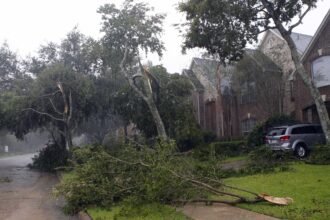 Hurricane Harvey in Missouri city