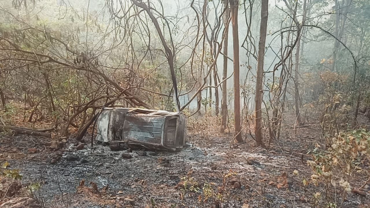 The site where an election officer was killed by suspected Maoists in Odisha's Kandhamal