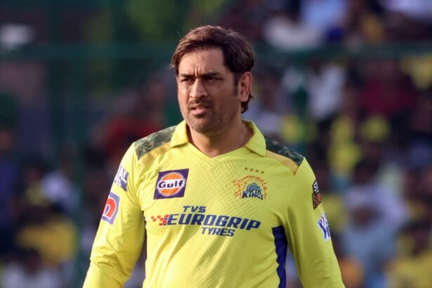 CSK's captain MS Dhoni