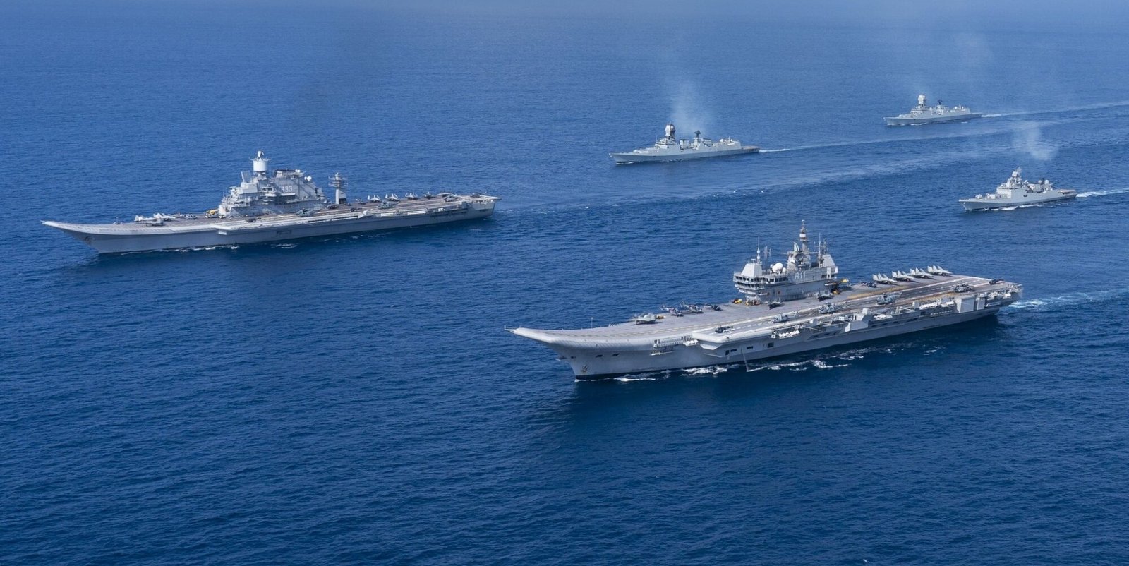 Indian Navy demonstrate formidable capability in Arabian Sea with aircraft carriers