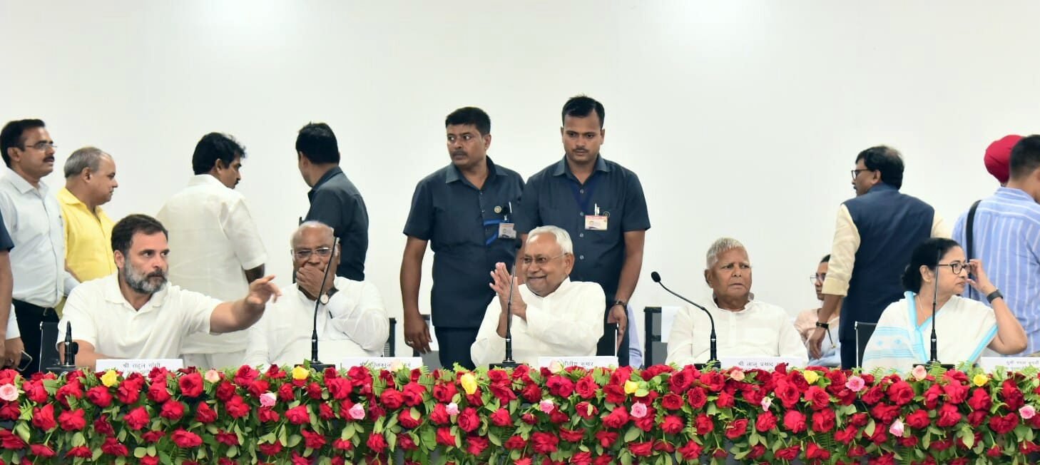 Opposition parties' meeting in Patna