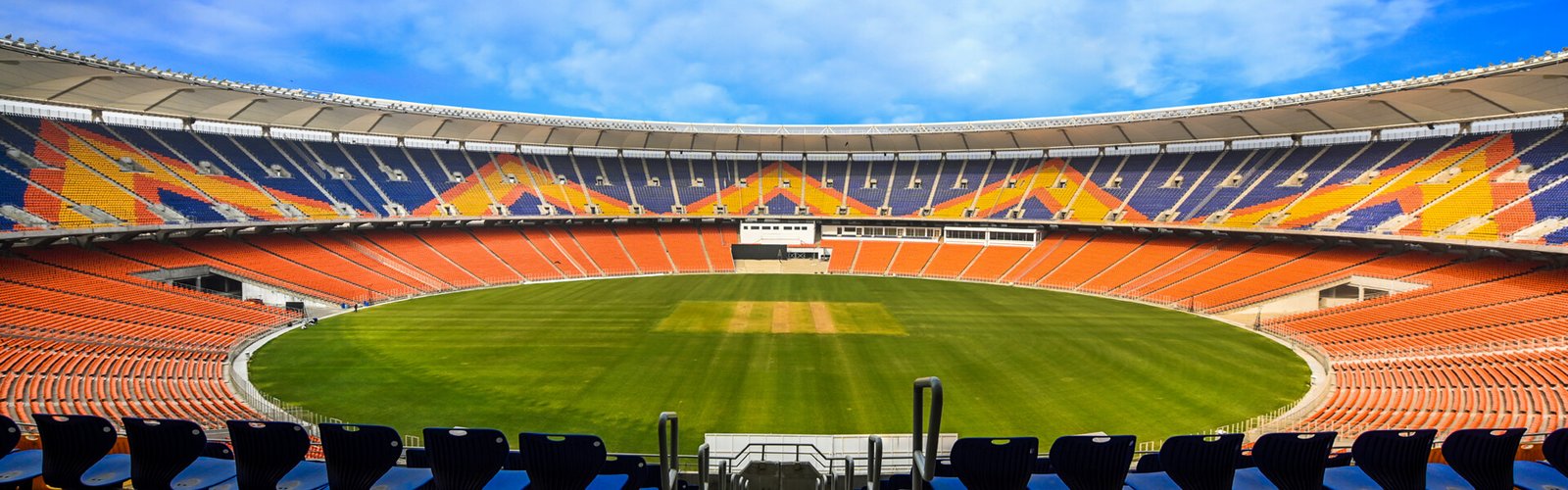 A giant Narendra Modi Stadium in Ahmedabad
