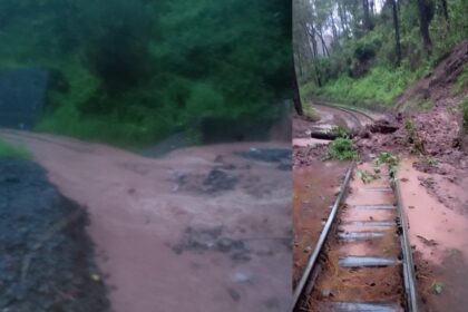 Rail Traffic On Kalka-Shimla Track Suspended Owing To Mudslides