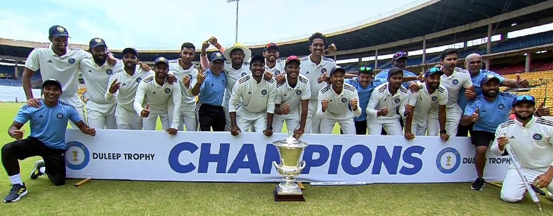 South Zone team with Duleep Trophy 2023 title win