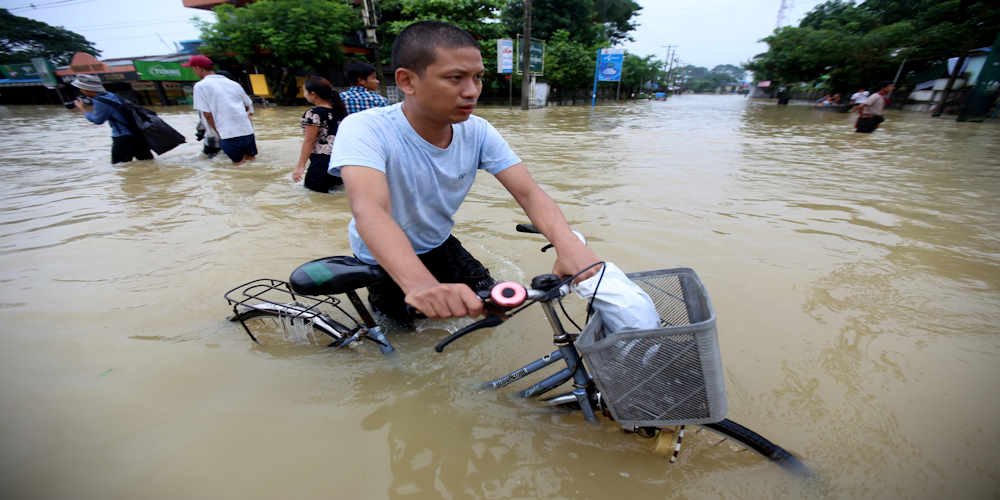 Record Rainfall Hits Myanmar