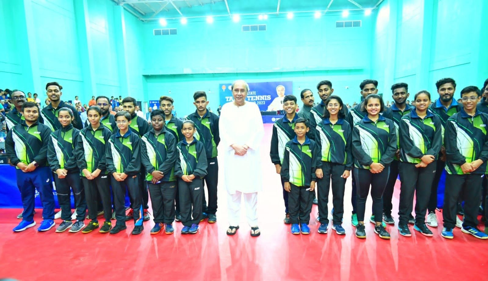 Table Tennis Academy Inauguration by Naveen Patnaik (pic credit Naveen_Odisha "X")