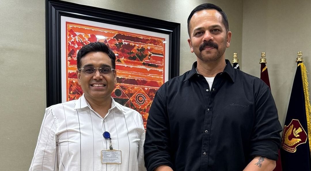 Rohit Shetty meets IPS Manoj Sharma