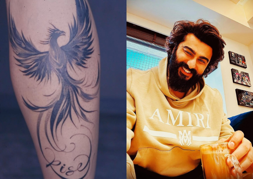 Arjun Kapoor Tattoo (pic credit arjunkapoor "Insta")