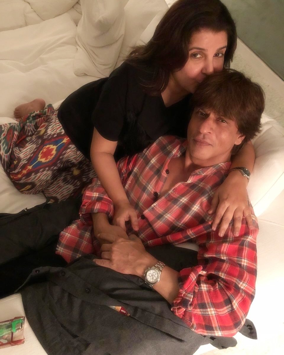 Farah Khan and Shah Rukh Khan