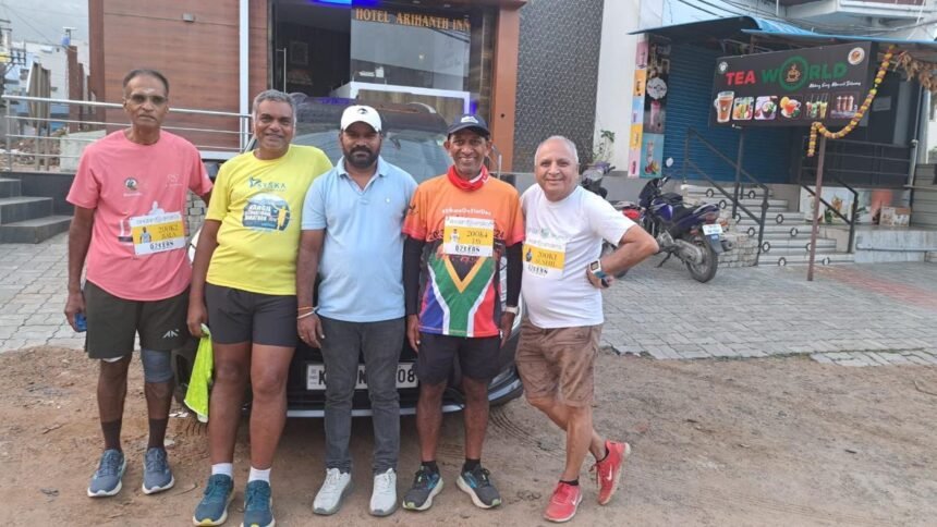 Deccan Ultra 200 Miler- 2024 - Relaxing after Run