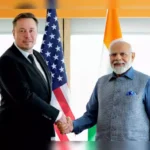 Elon Musk with PM Modi